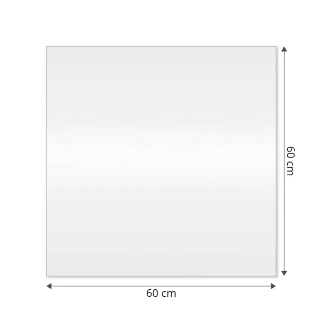 Espelho Quadrado Slim com Iluminação LED - 60x60cm para um Toque Moderno