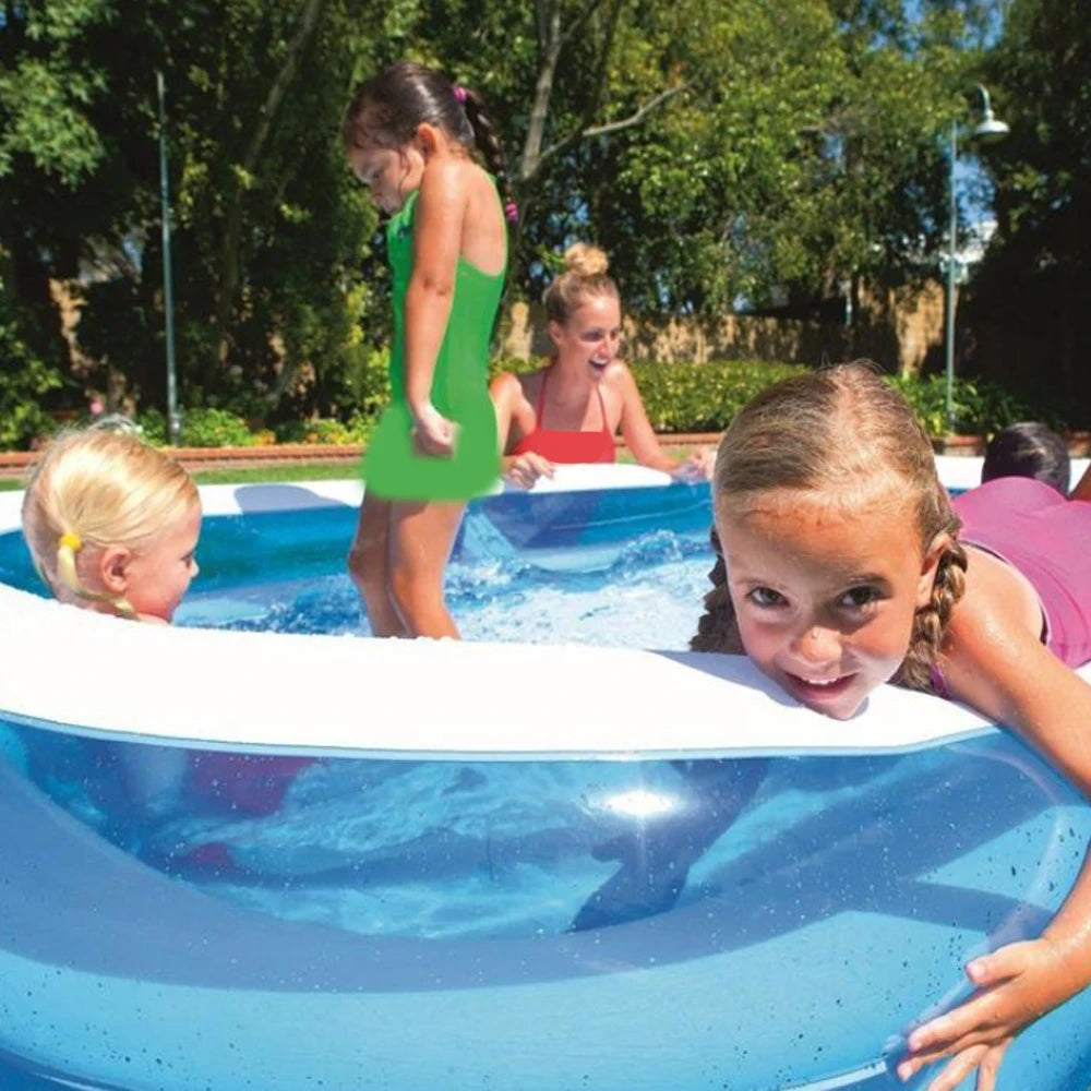 Piscina Inflável Familiar com PVC de Alta Qualidade