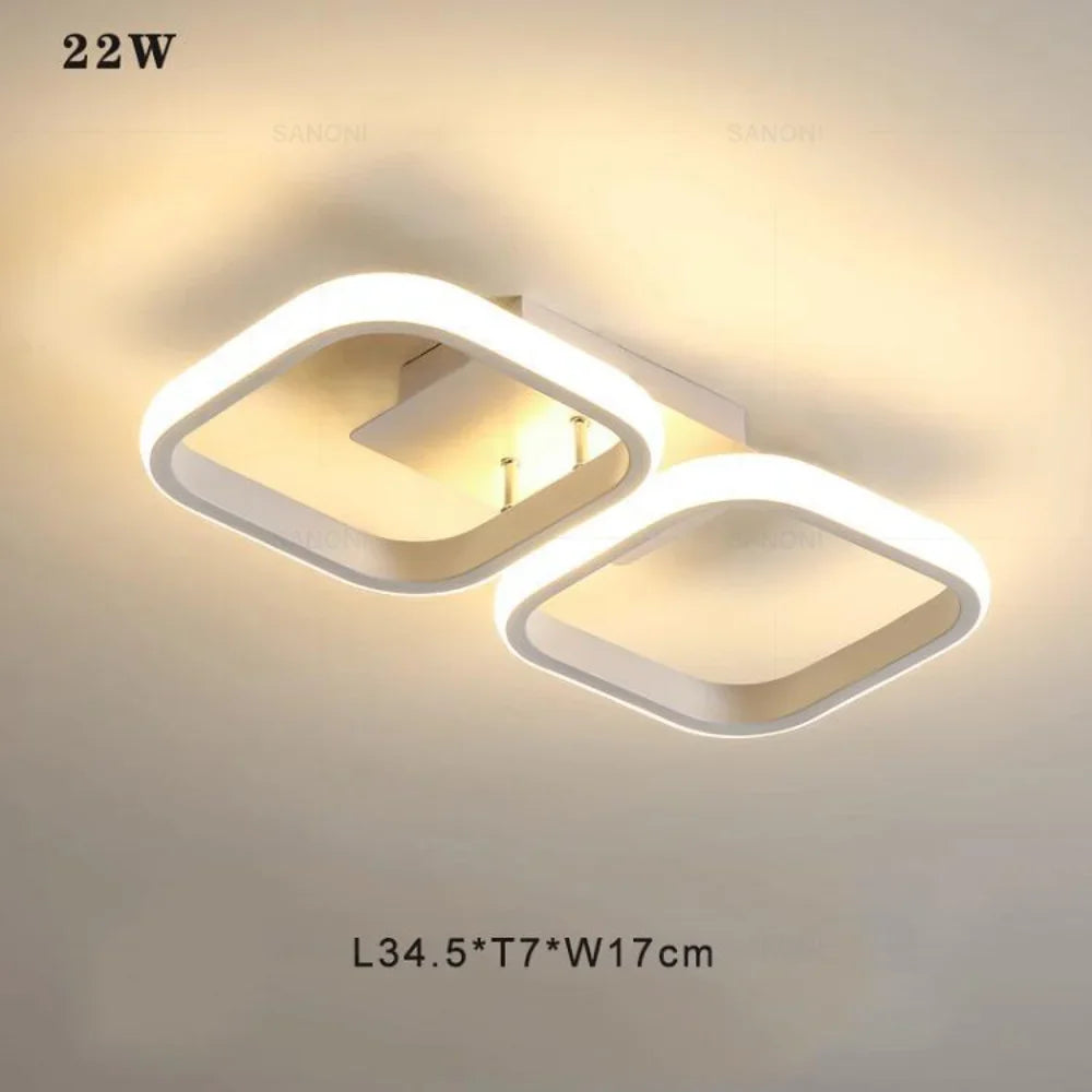 Lustre de Teto LED Moderno para Decoração Interior