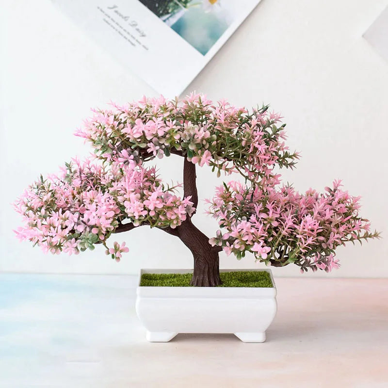 Bonsai Artificial em Vaso - Mini Árvore Decorativa