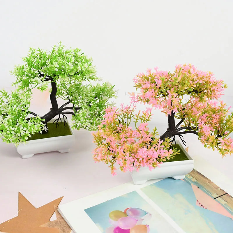 Bonsai Artificial em Vaso - Mini Árvore Decorativa