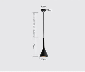 Luminária Pendente LED Moderna para Cozinha e Sala