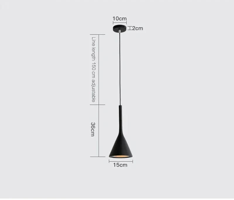 Luminária Pendente LED Moderna para Cozinha e Sala