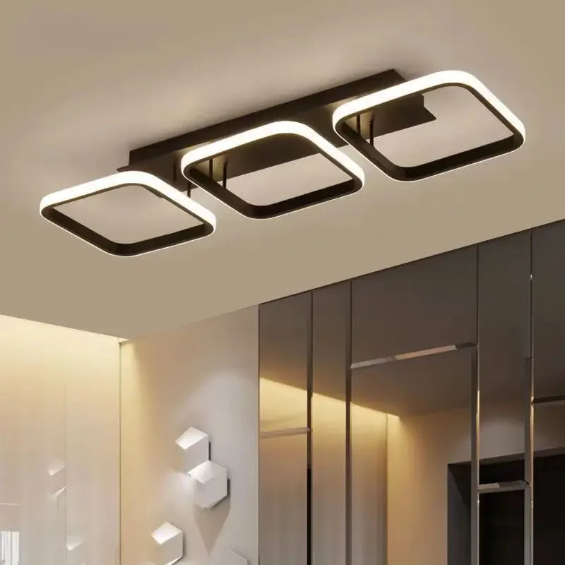 Lustre de Teto LED Moderno para Decoração Interior